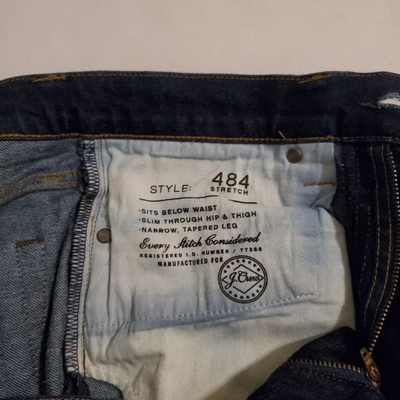 J Crew Kurabo 484 Denim Jeans 32x32 Selvedge Japanese Skinny Mens - Picture 8 of 10